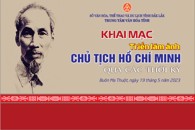 TRIỂN LÃM ẢNH CHỦ TỊCH HỒ CHÍ MINH QUA CÁC THỜI KỲ