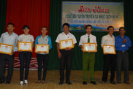 HUYỆN ĐOÀN KRÔNG BÔNG TỔ CHỨC LIÊN HOAN CÁC ĐỘI TUYÊN TRUYỀN CA KHÚC CÁCH MẠNG LẦN THỨ IV NĂM 2015