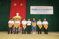 HỘI NÔNG DÂN HUYỆN KRÔNG BÔNG  TỔ CHỨC GIẢI BÓNG CHUYỀN NAM LẦN THỨ I NĂM 2013